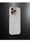 Apple İphone 14 Pro Kılıf Dora Kapak - Pudra
