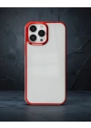 Apple İphone 14 Pro Kılıf Element Silikon - Kırmızı