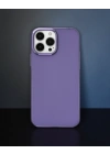 Apple İphone 14 Pro Kılıf Element Silikon - Mor