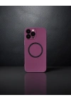Apple İphone 14 Pro Kılıf Jack Magneticsafe Lens Silikon - Mürdüm