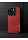 Apple İphone 14 Pro Kılıf Loop Deri Silikon - Kırmızı