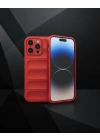 Apple İphone 14 Pro Kılıf Optimum Silikon - Kırmızı