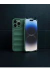 Apple İphone 14 Pro Kılıf Optimum Silikon - Koyu Yeşil