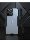 Apple İphone 14 Pro Kılıf Platin Silikon - Siyah