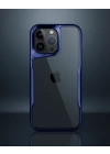 Apple İphone 14 Pro Max Kılıf Boyi Silikon Kapak - Lacivert