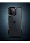 Apple İphone 14 Pro Max Kılıf Boyi Silikon Kapak - Siyah