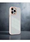 Apple İphone 14 Pro Max Kılıf Dora Kapak - Pudra