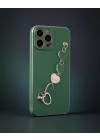 Apple İphone 14 Pro Max Kılıf Esila Silikon - Su Yeşili