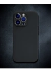 Apple İphone 14 Pro Max Kılıf First Silikon - Siyah