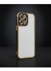 Apple İphone 14 Pro Max Kılıf Liva Lens Silikon - Siyah
