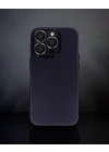 Apple İphone 14 Pro Max Kılıf Luko Lens Silikon - Siyah