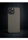 Apple İphone 14 Pro Max Kılıf Montreal Silikon Kapak - Siyah