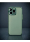 Apple İphone 14 Pro Max Kılıf Montreal Silikon Kapak - Yeşil