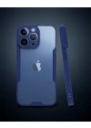 Apple İphone 14 Pro Max Kılıf Platin Silikon - Lacivert