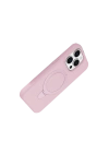 Apple iPhone 14 Pro Max Regal Magsafe Standlı Kapak - Açık Pembe
