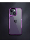 Apple İphone 15 Kılıf Boyi Silikon Kapak - Derin Mor