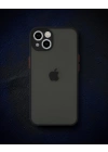 Apple İphone 15 Plus Kılıf Montreal Silikon Kapak - Siyah