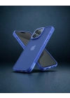 Apple İphone 15 Pro Kılıf Elegant Kapak - Açık Mavi