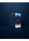 Apple İphone 15 Pro Kılıf Optimum Silikon - Lacivert