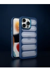 Apple İphone 15 Pro Max Kılıf Airmax Silikon Kapak - Lacivert