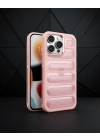 Apple İphone 15 Pro Max Kılıf Airmax Silikon Kapak - Pembe