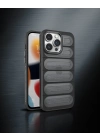 Apple İphone 15 Pro Max Kılıf Airmax Silikon Kapak - Siyah