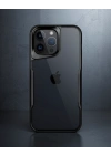 Apple İphone 15 Pro Max Kılıf Boyi Silikon Kapak - Siyah