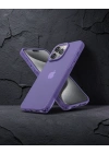 Apple İphone 15 Pro Max Kılıf Elegant Kapak - Derin Mor