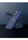 Apple İphone 15 Pro Max Kılıf Elegant Kapak - Lacivert