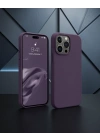 Apple İphone 15 Pro Max Kılıf First Silikon - Mürdüm