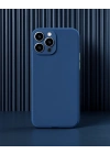 Apple İphone 15 Pro Max Kılıf Montreal Silikon Kapak - Lacivert