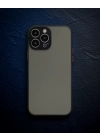 Apple İphone 15 Pro Max Kılıf Montreal Silikon Kapak - Siyah