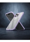 Apple İphone 15 Pro Max Kılıf Power Silikon - Lila