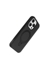 Apple iPhone 15 Pro Max Regal Magsafe Standlı Kapak - Siyah