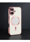 Apple İphone 16 Kılıf Kross Magneticsafe Kapak - Pembe