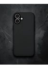 Apple İphone 16 Kılıf Montreal Silikon Kapak - Siyah