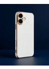 Apple İphone 16 Kılıf Volet Silikon - Beyaz