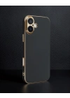 Apple İphone 16 Kılıf Volet Silikon - Siyah