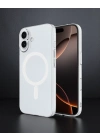 Apple İphone 16 Plus Kılıf Magneticsafe Şeffaf Silikon - Şeffaf