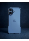 Apple İphone 16 Plus Kılıf Razer Lensli Silikon - Açık Mavi