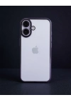Apple İphone 16 Plus Kılıf Razer Lensli Silikon - Mor