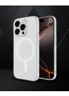 Apple İphone 16 Pro Kılıf Magneticsafe Şeffaf Silikon - Şeffaf