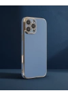 Apple İphone 16 Pro Kılıf Volet Silikon - Mavi