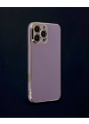 Apple İphone 16 Pro Kılıf Volet Silikon - Mor