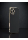 Apple İphone 16 Pro Kılıf Volet Silikon - Siyah