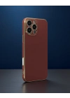 Apple İphone 16 Pro Max Kılıf Volet Silikon - Kırmızı
