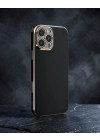Apple İphone 16 Pro Max Kılıf Volet Silikon - Siyah