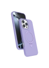 Apple iPhone 16 Pro Max Regal Magsafe Standlı Kapak - Lila
