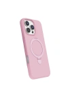 Apple iPhone 16 Pro Regal Magsafe Standlı Kapak - Açık Pembe