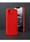 Apple İphone 16e Kılıf Viera Silikon - Kırmızı